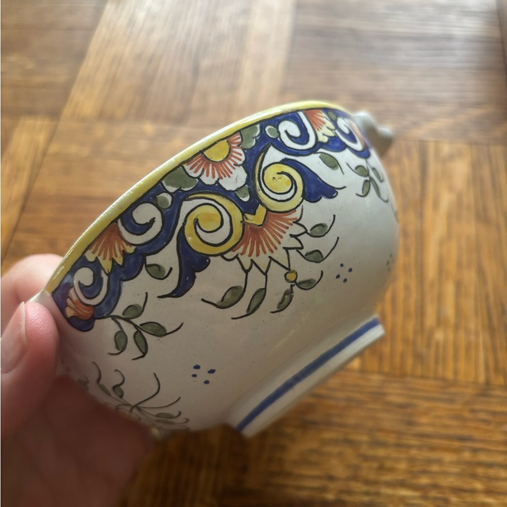 French Faience Tea Bowl